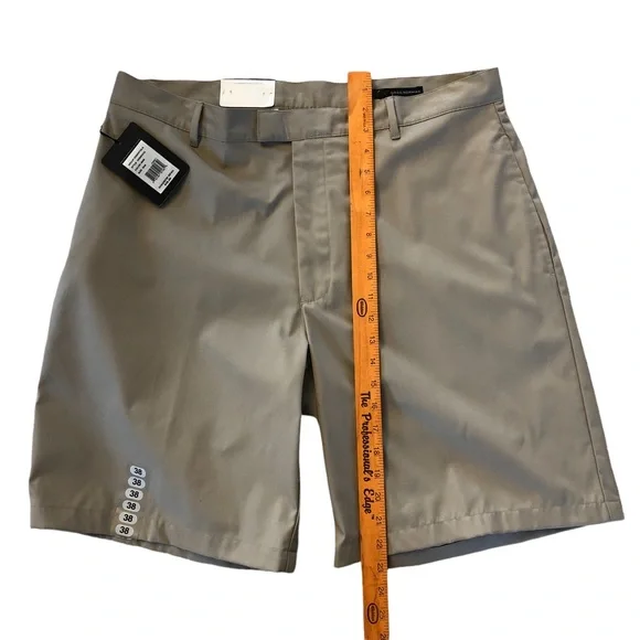 Greg Norman shorts men’s size 38 beige Flat Front retail price $48 NEW WITH TAGS - Picture 7 of 9